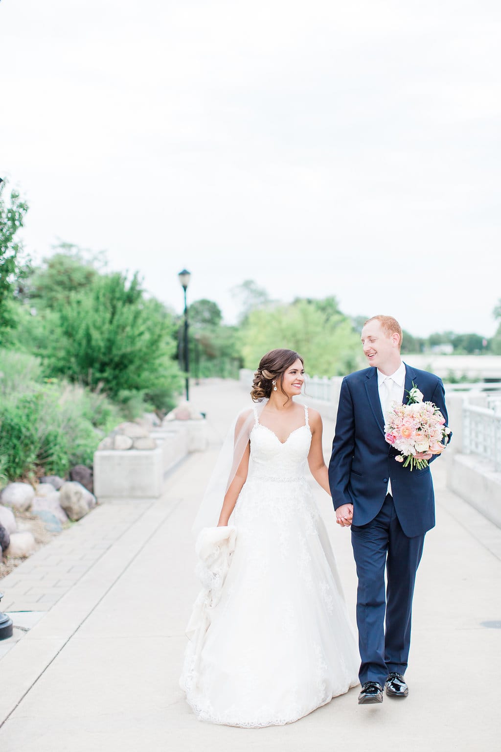 Elegant Blush Wedding Dress | Romantic & Affordable | Rebecca Ingram