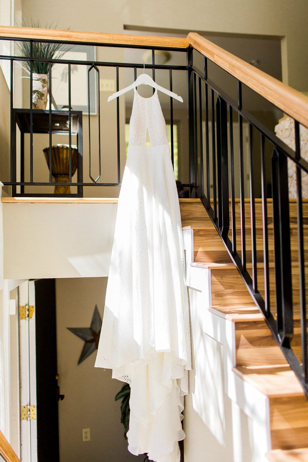 Bohemian Eyelet Lace Wedding Dress for Outdoor Weddings | Utah