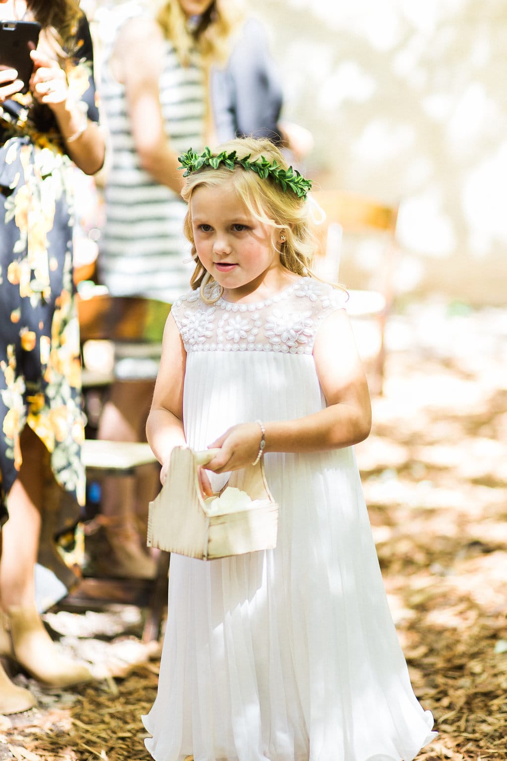 Bohemian Eyelet Lace Wedding Dress for Outdoor Weddings | Utah