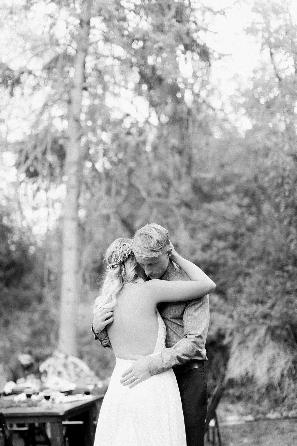 Bohemian Eyelet Lace Wedding Dress for Outdoor Weddings | Utah