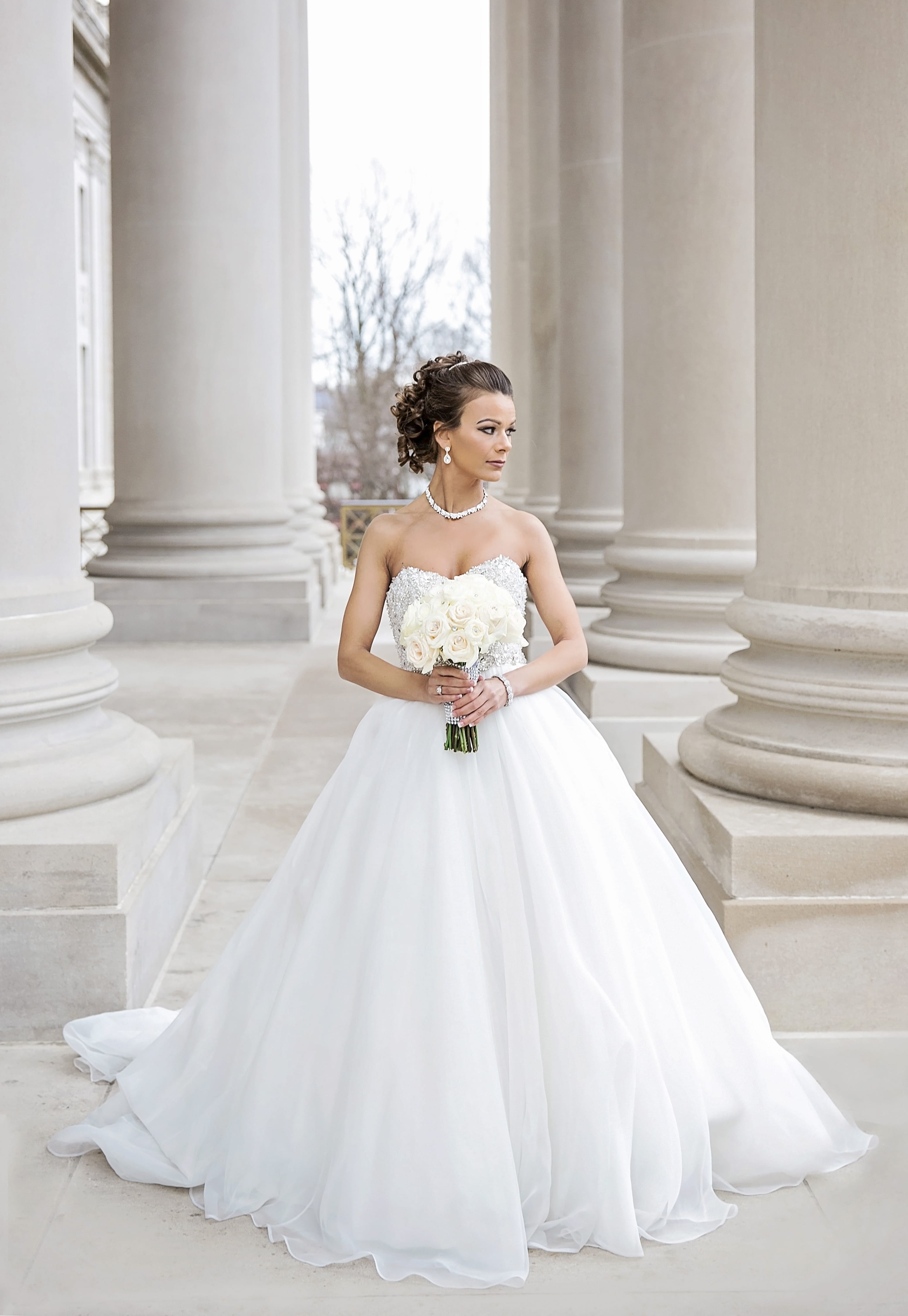Elegant Princess Ballgown for a Glamorous New Year s Eve Wedding | Esme Marie