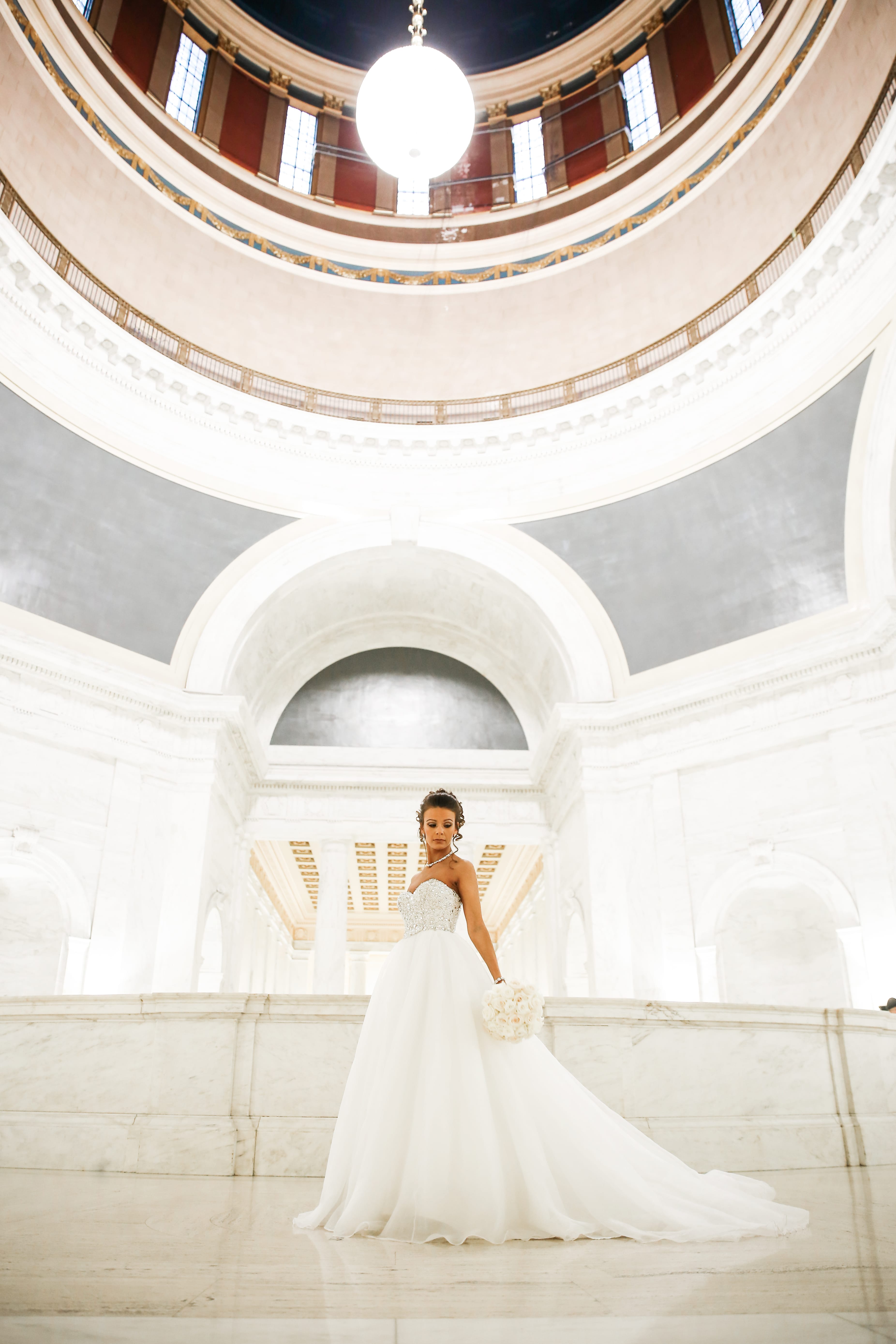 Elegant Princess Ballgown for a Glamorous New Year s Eve Wedding | Esme Marie