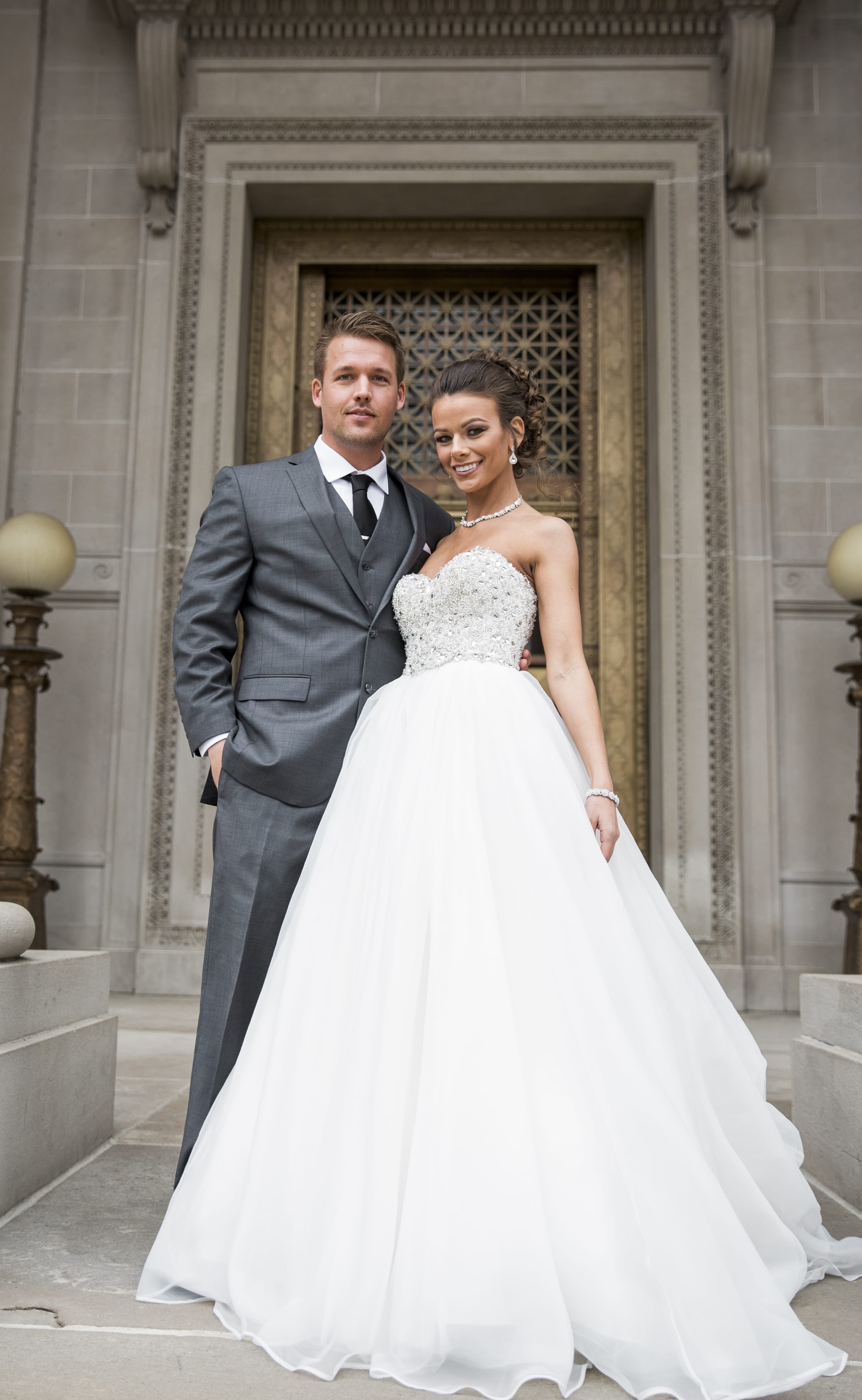 Elegant Princess Ballgown for a Glamorous New Year s Eve Wedding | Esme Marie