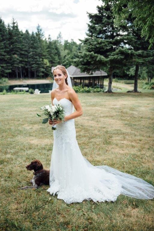 Country Wedding Inspiration: Markie s Enchanting Marlow Wedding Dress