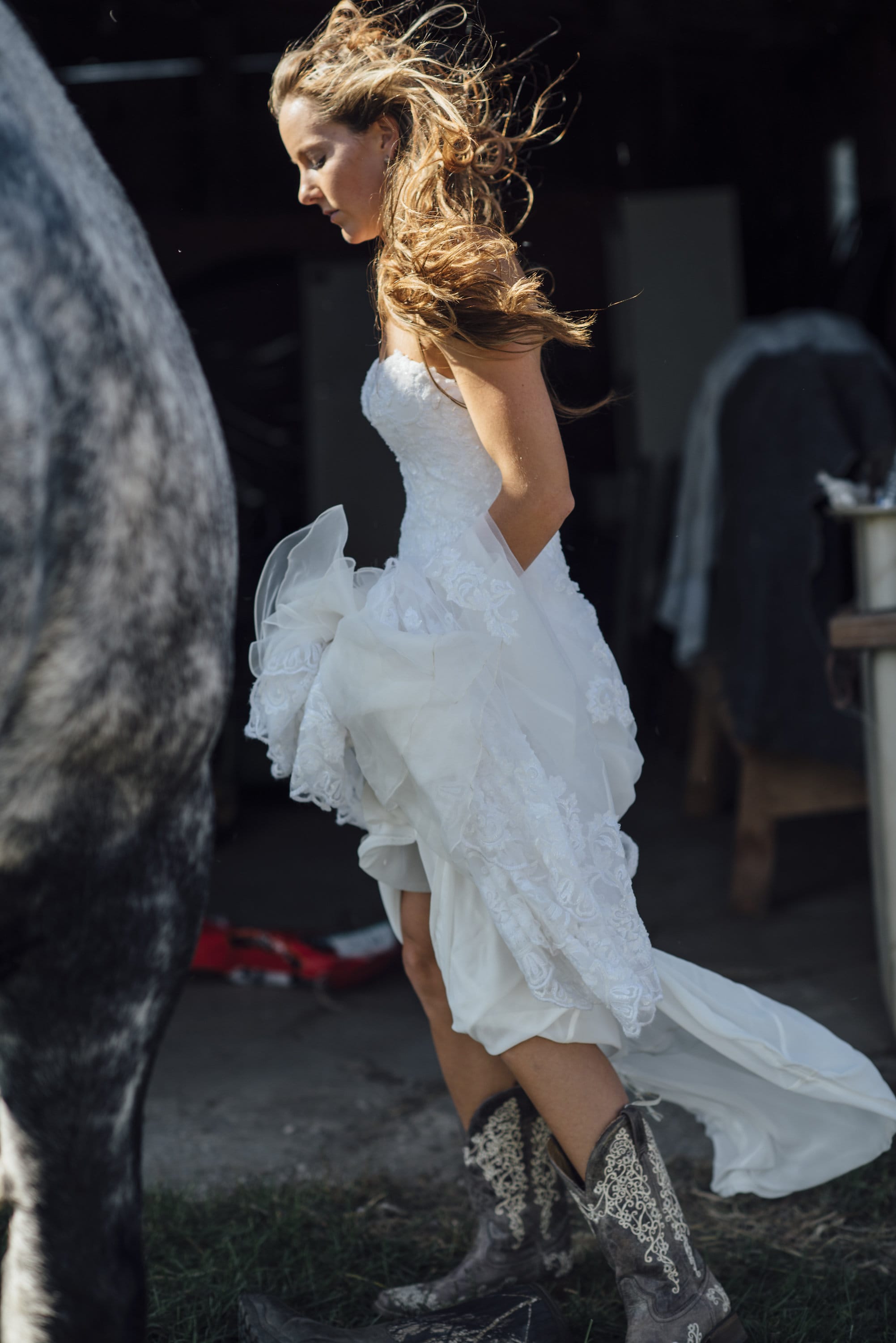 Country Wedding Inspiration: Markie s Enchanting Marlow Wedding Dress