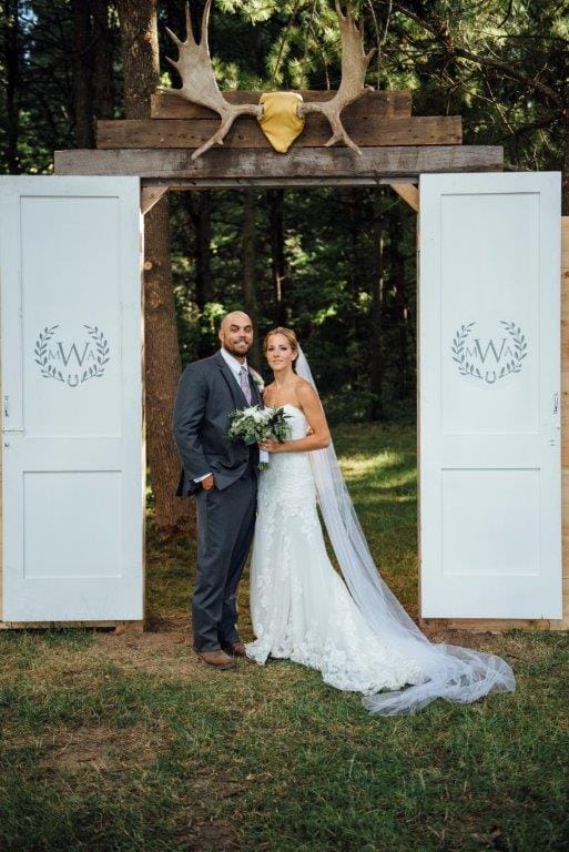 Country Wedding Inspiration: Markie s Enchanting Marlow Wedding Dress