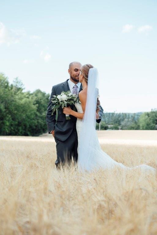 Country Wedding Inspiration: Markie s Enchanting Marlow Wedding Dress