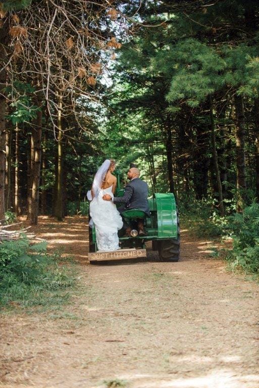 Country Wedding Inspiration: Markie s Enchanting Marlow Wedding Dress