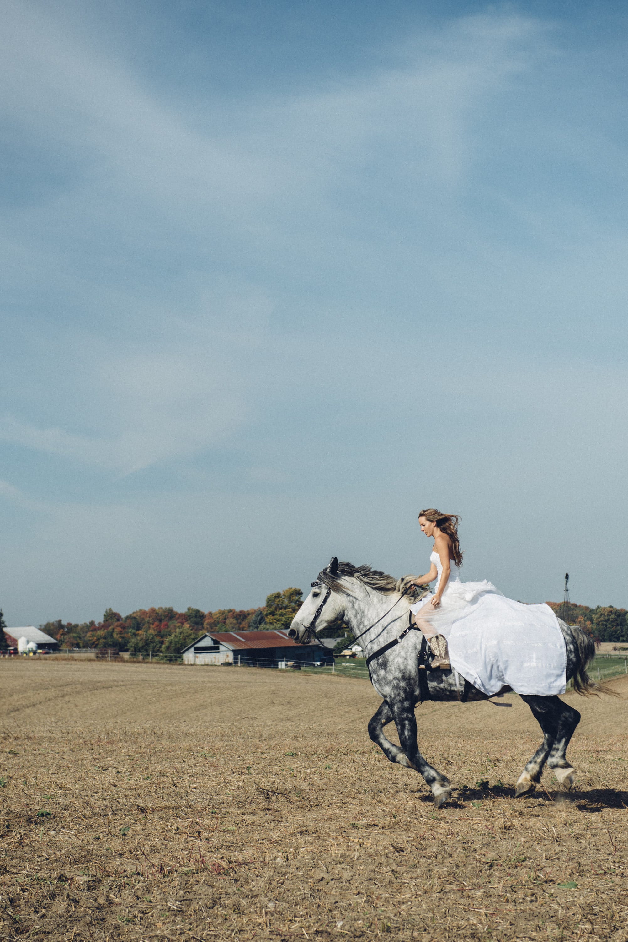 Country Wedding Inspiration: Markie s Enchanting Marlow Wedding Dress