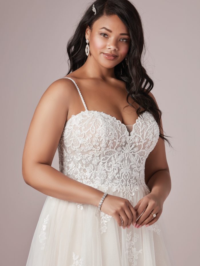 A-Line Wedding Dresses for Pear Shapes | Lightweight & Flattering