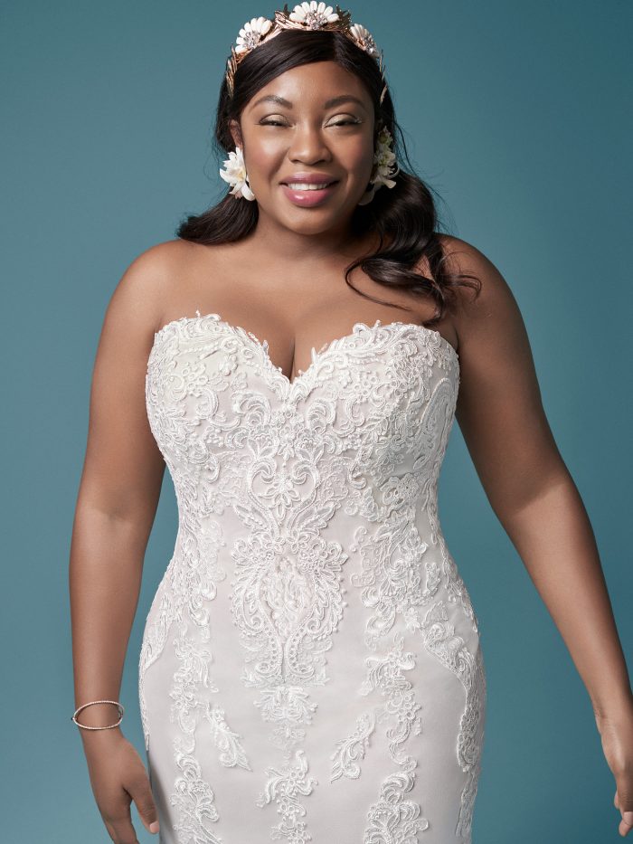 Elegant Strapless Fit & Flare Wedding Dresses | Maggie Sottero