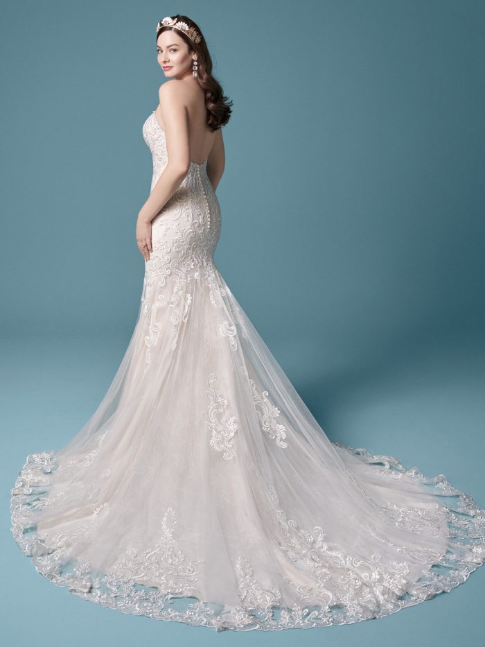 Elegant Strapless Fit & Flare Wedding Dresses | Maggie Sottero