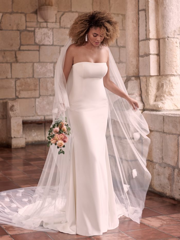 Elegant Strapless Fit & Flare Wedding Dresses | Maggie Sottero
