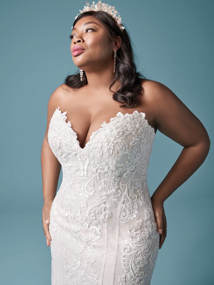 Elegant Strapless Fit & Flare Wedding Dresses | Maggie Sottero