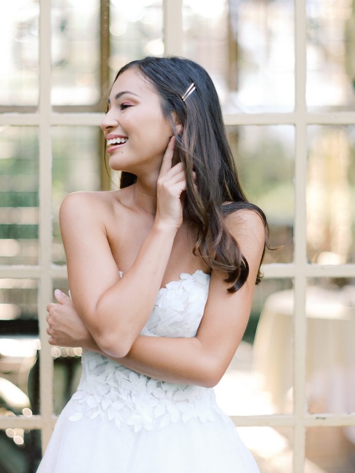 Bohemian Wedding Dresses: Elegant Manor Styled Shoot | Ruffled
