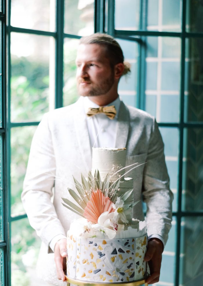 Bohemian Wedding Dresses: Elegant Manor Styled Shoot | Ruffled