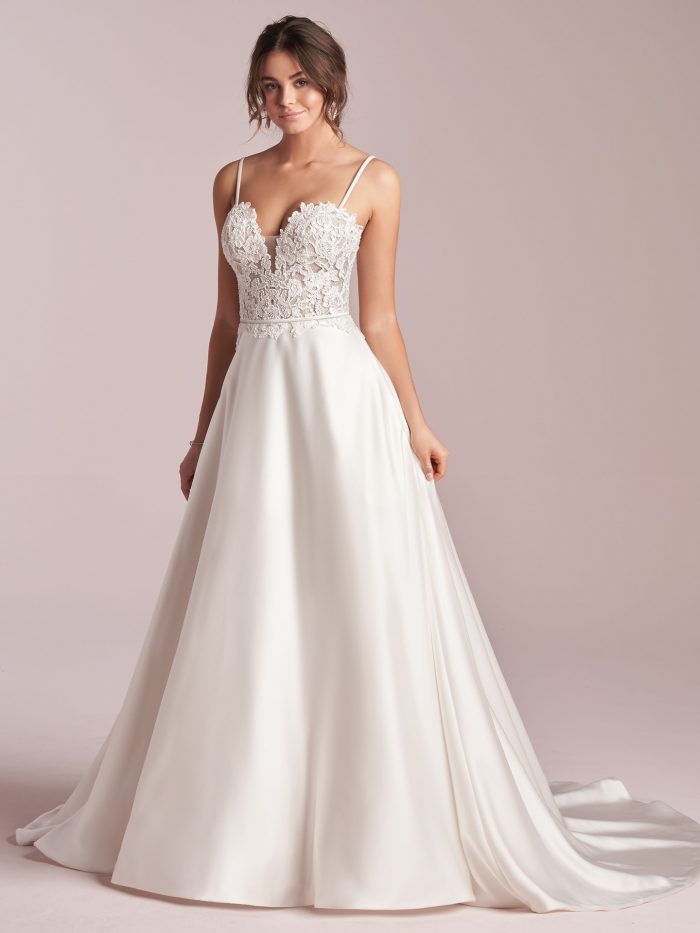 Elegant Minimalist Wedding Dresses: 10 Satin Gowns for 2021