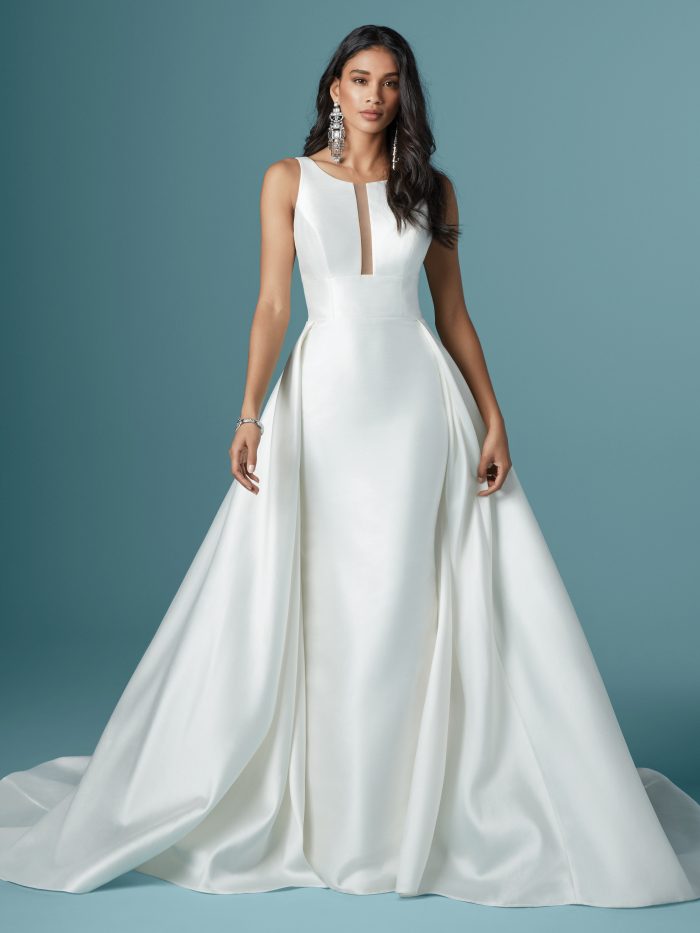 Elegant Minimalist Wedding Dresses: 10 Satin Gowns for 2021
