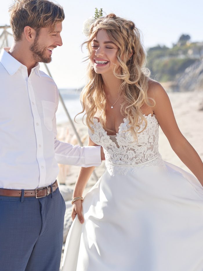 Elegant Minimalist Wedding Dresses: 10 Satin Gowns for 2021