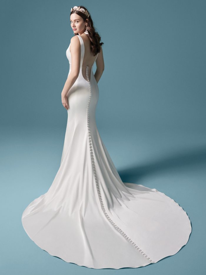 Elegant Minimalist Wedding Dresses: 10 Satin Gowns for 2021