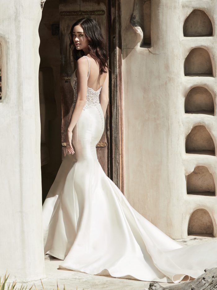 Elegant Minimalist Wedding Dresses: 10 Satin Gowns for 2021