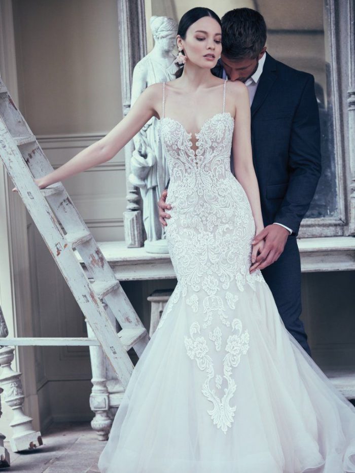 Elegant Blush & Ivory Wedding Dresses | Unique Bridal Styles