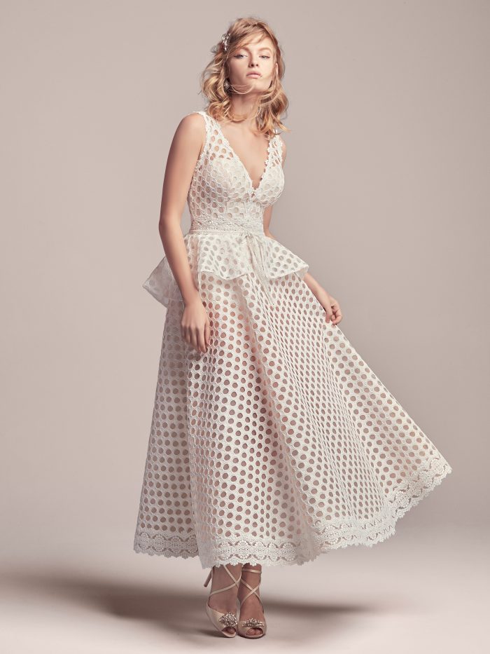 Charming Tea-Length Wedding Dresses for Intimate Weddings