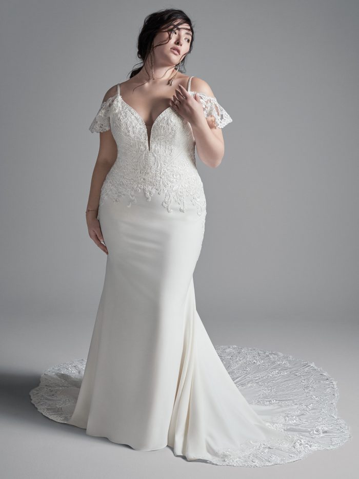 Plus Size Off-the-Shoulder Wedding Dresses | Elegant & Flattering Styles