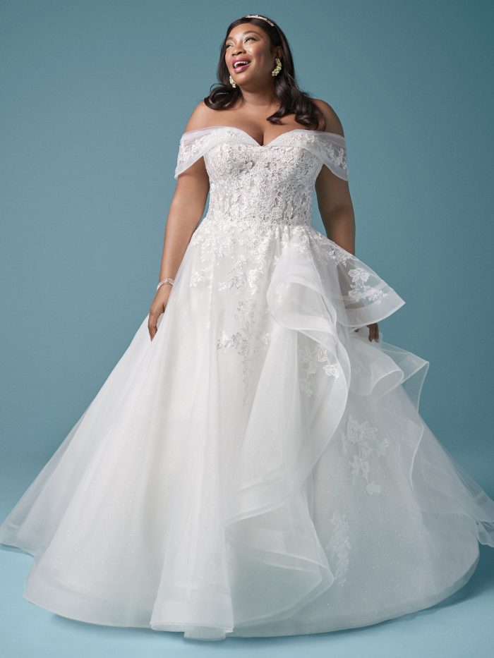 Plus Size Off-the-Shoulder Wedding Dresses | Elegant & Flattering Styles