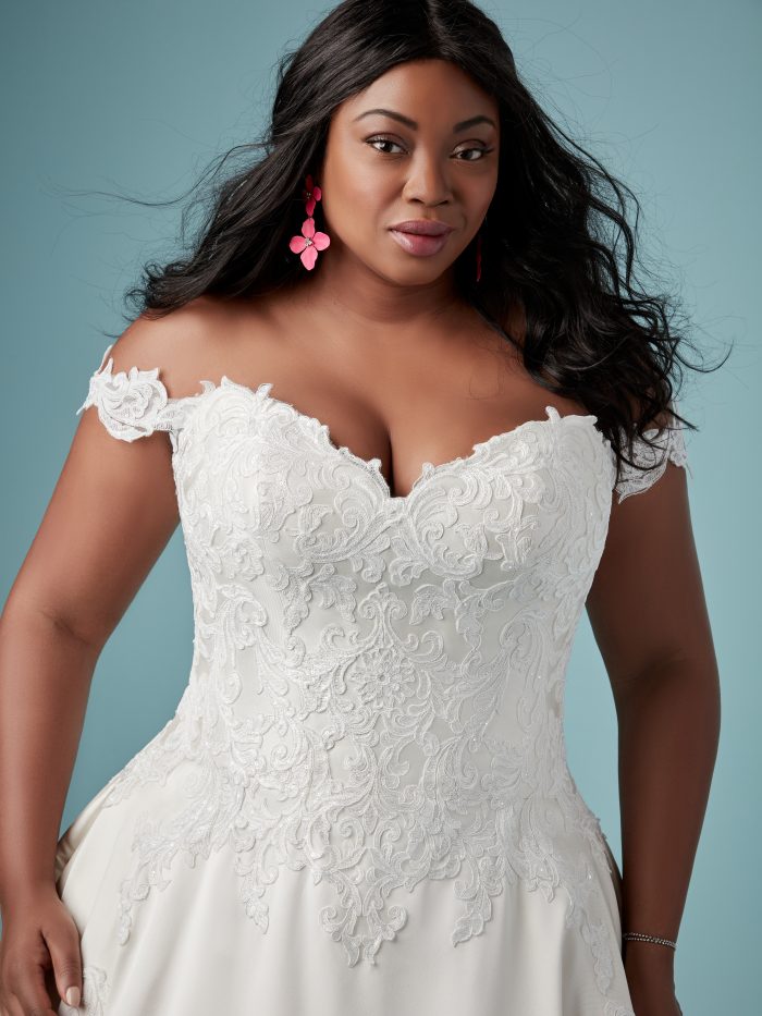 Plus Size Off-the-Shoulder Wedding Dresses | Elegant & Flattering Styles