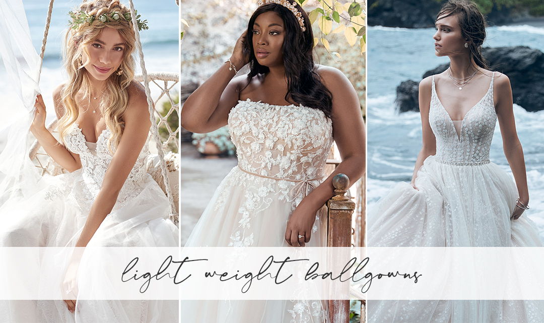 Lightweight Ball Gown Wedding Dresses for Warm Weather | [Brand Names]