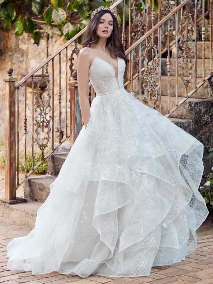 Lightweight Ball Gown Wedding Dresses for Warm Weather | [Brand Names]