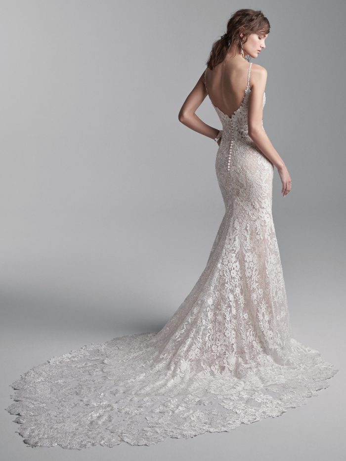 Elegant Long Train Wedding Dresses | Bridal Inspiration