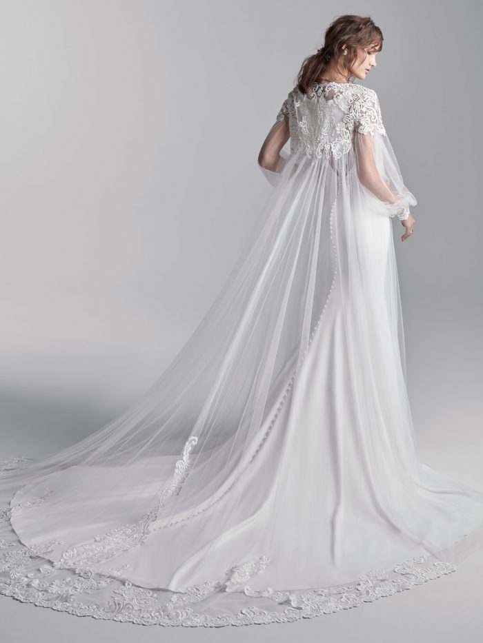 Elegant Long Train Wedding Dresses | Bridal Inspiration