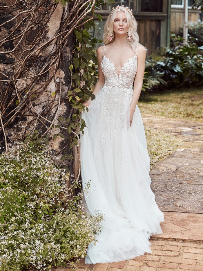 Whimsical Floral Wedding Dresses | Fall 2020 Trends