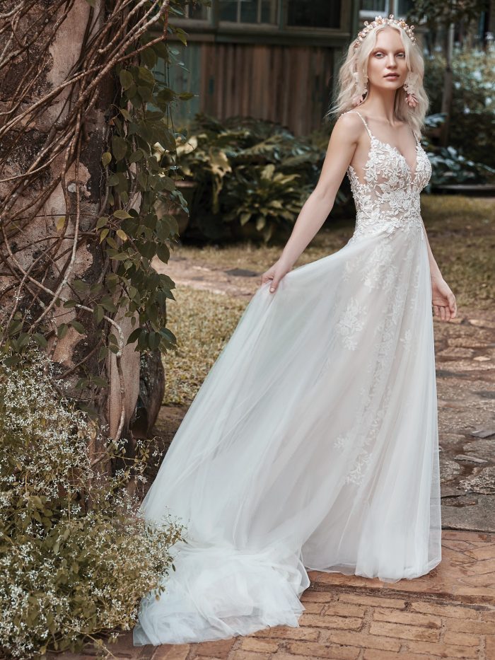 Whimsical Floral Wedding Dresses | Fall 2020 Trends