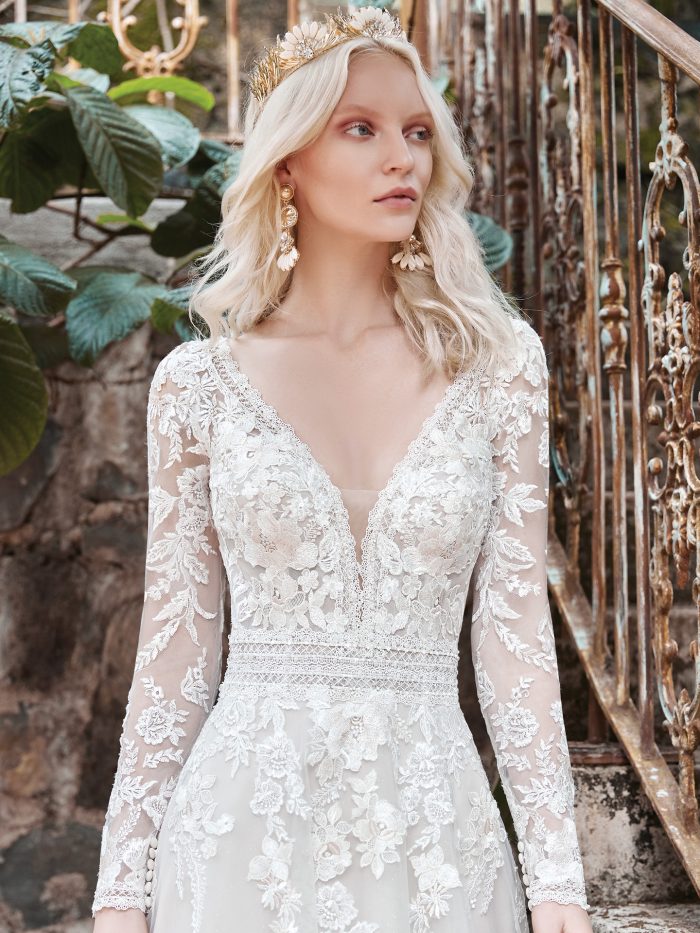 Whimsical Floral Wedding Dresses | Fall 2020 Trends
