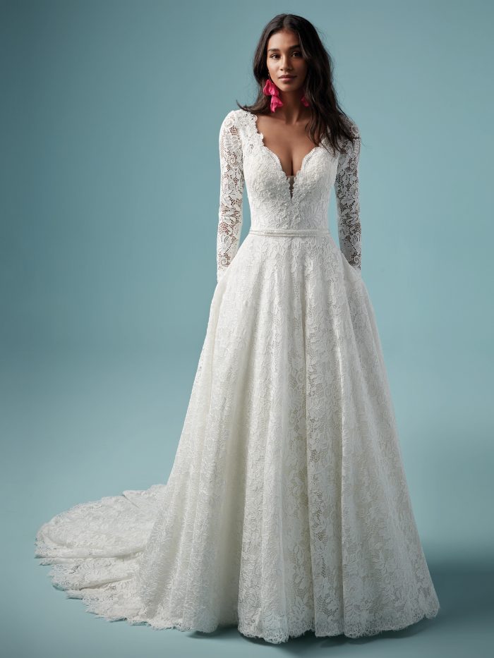 Elegant Long Sleeve Wedding Dresses | Maggie Sottero & More
