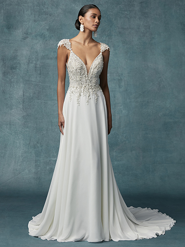 Vintage Geometric Wedding Dresses | Timeless Elegance