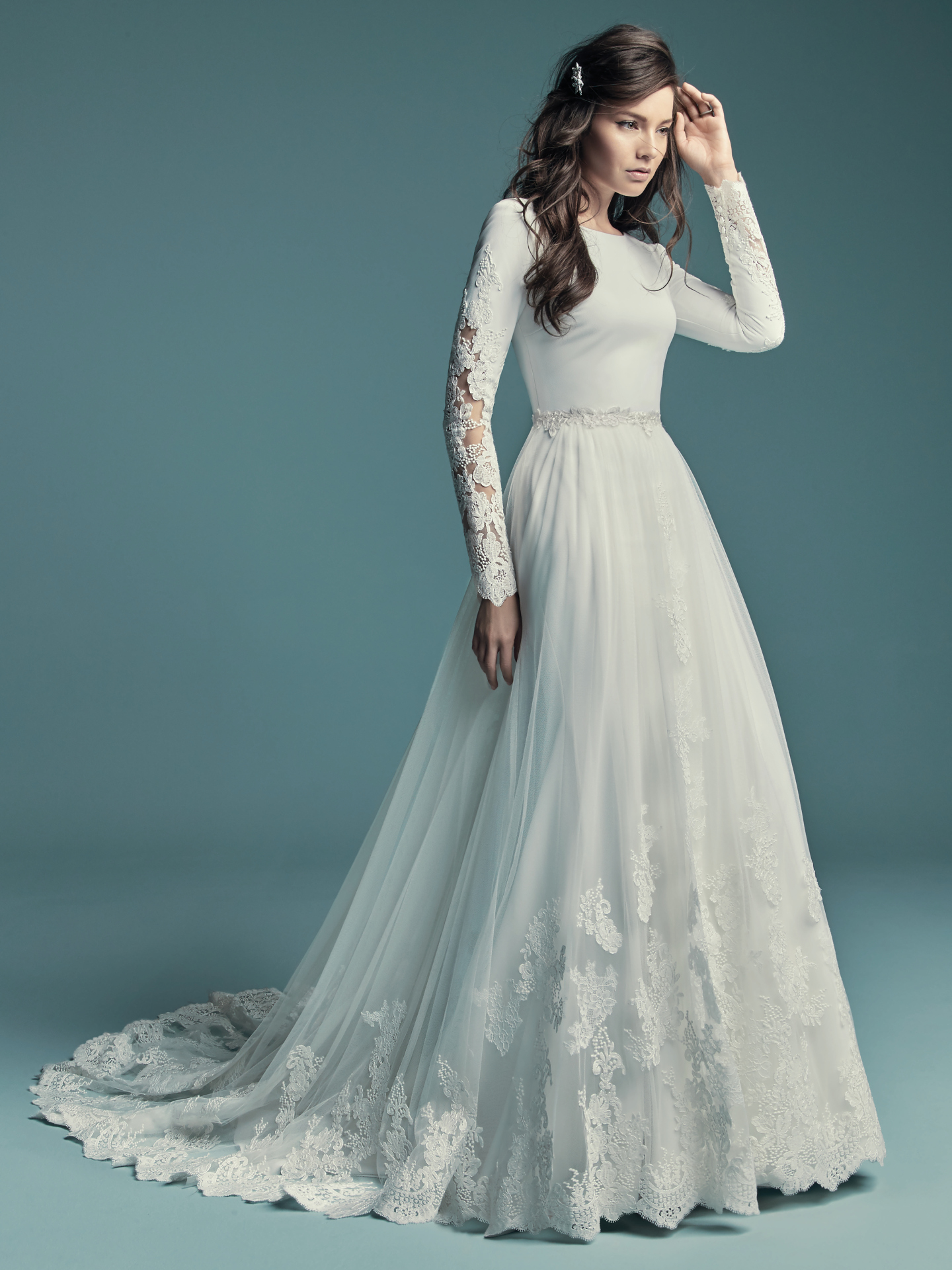 Elegant Sleeved Wedding Dresses | Lace, Chiffon & More