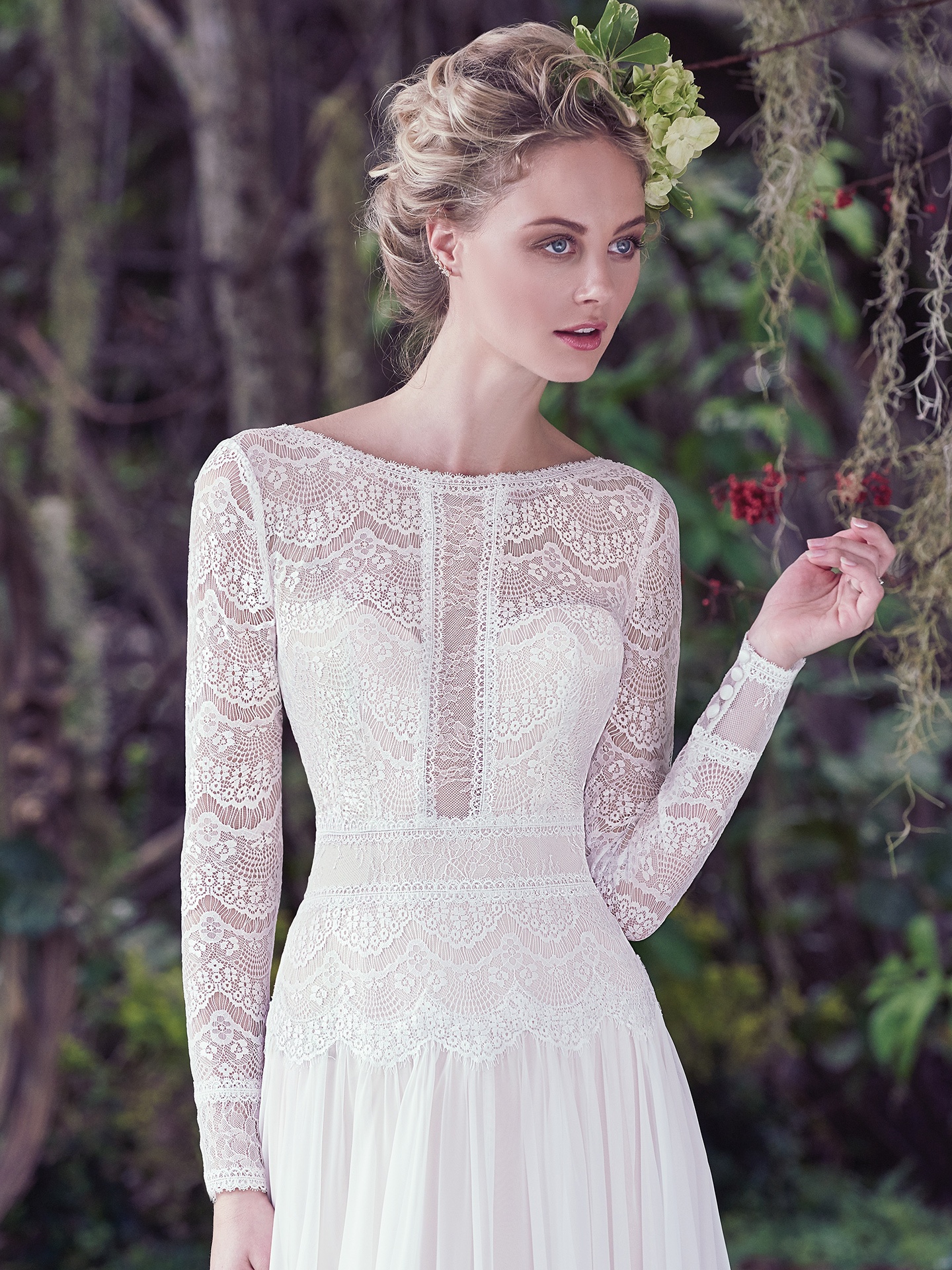 Elegant Sleeved Wedding Dresses | Lace, Chiffon & More