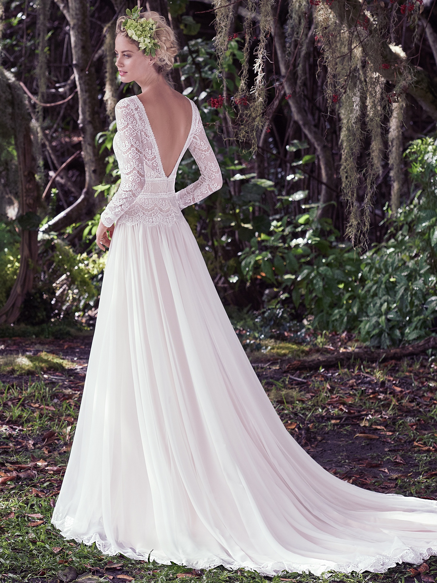 Elegant Sleeved Wedding Dresses | Lace, Chiffon & More