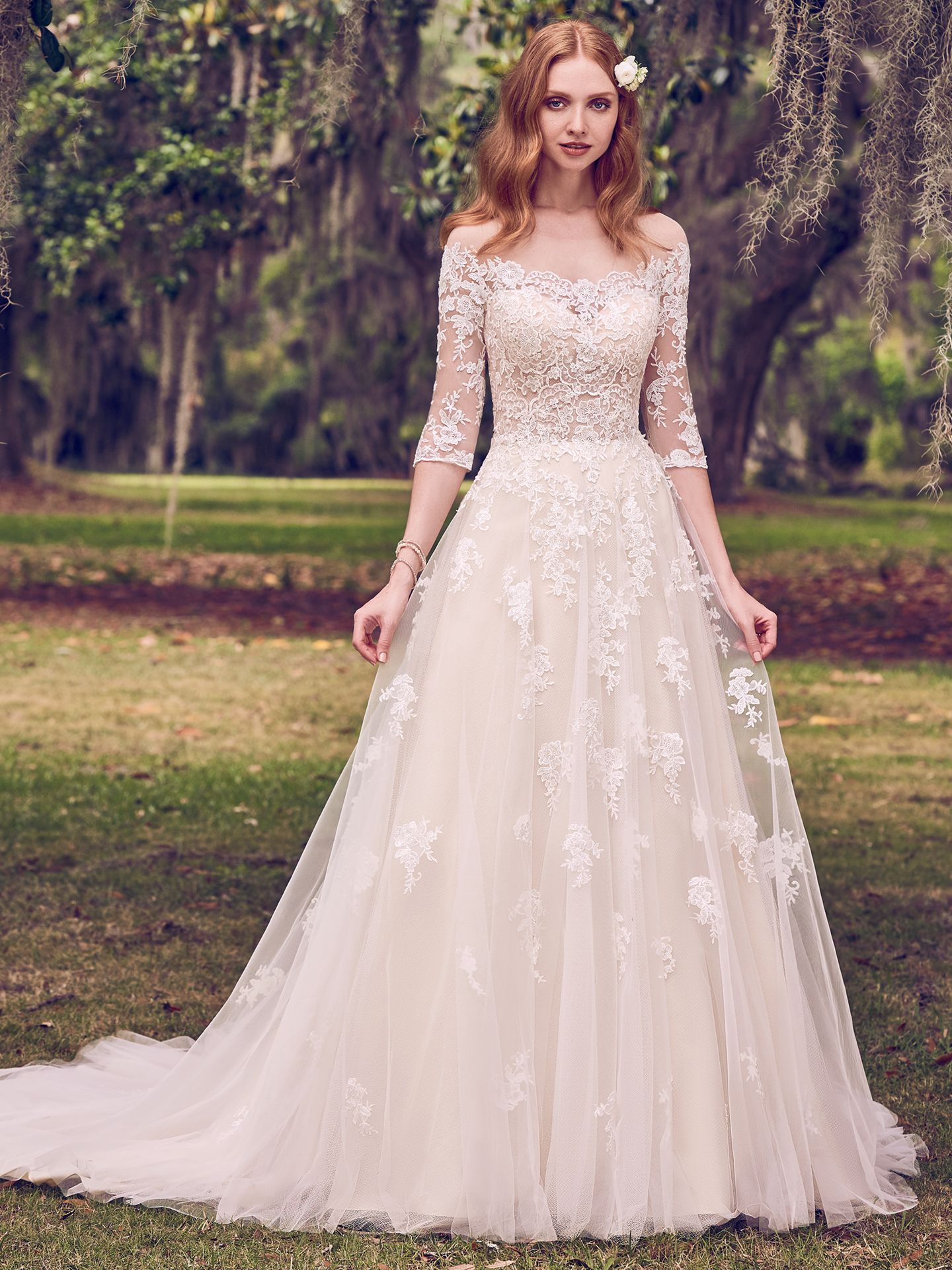 Elegant Sleeved Wedding Dresses | Lace, Chiffon & More