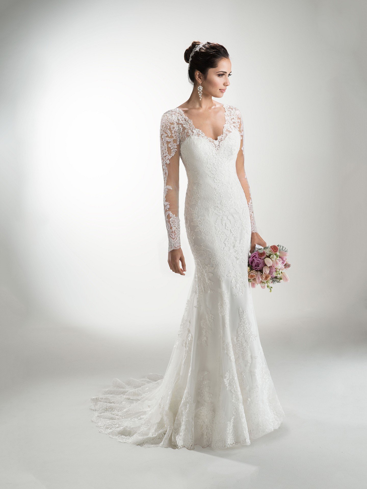 Elegant Sleeved Wedding Dresses | Lace, Chiffon & More