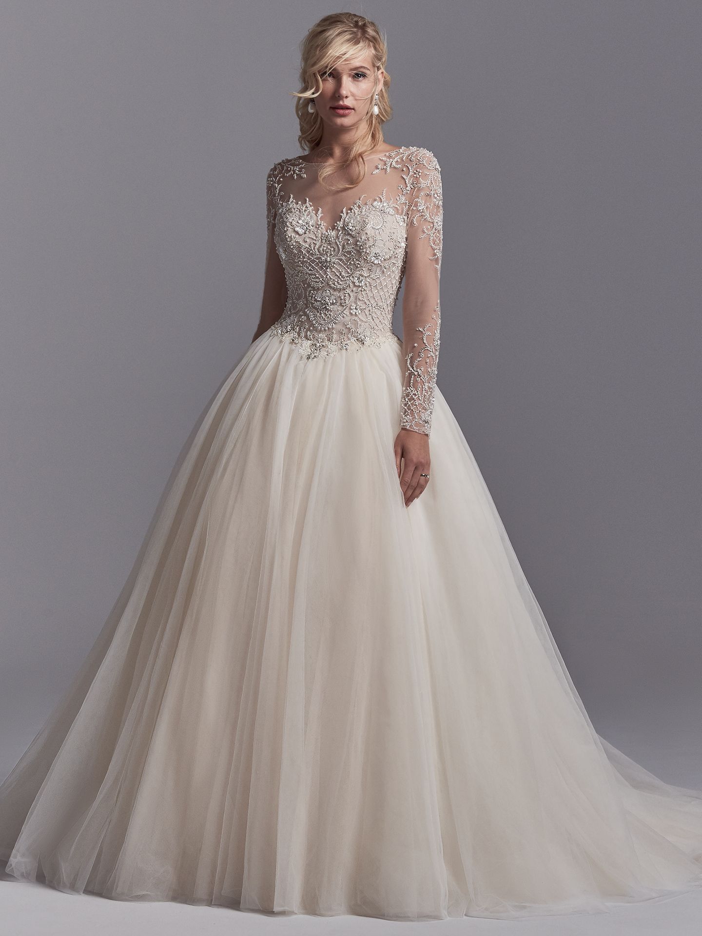 Elegant Sleeved Wedding Dresses | Lace, Chiffon & More