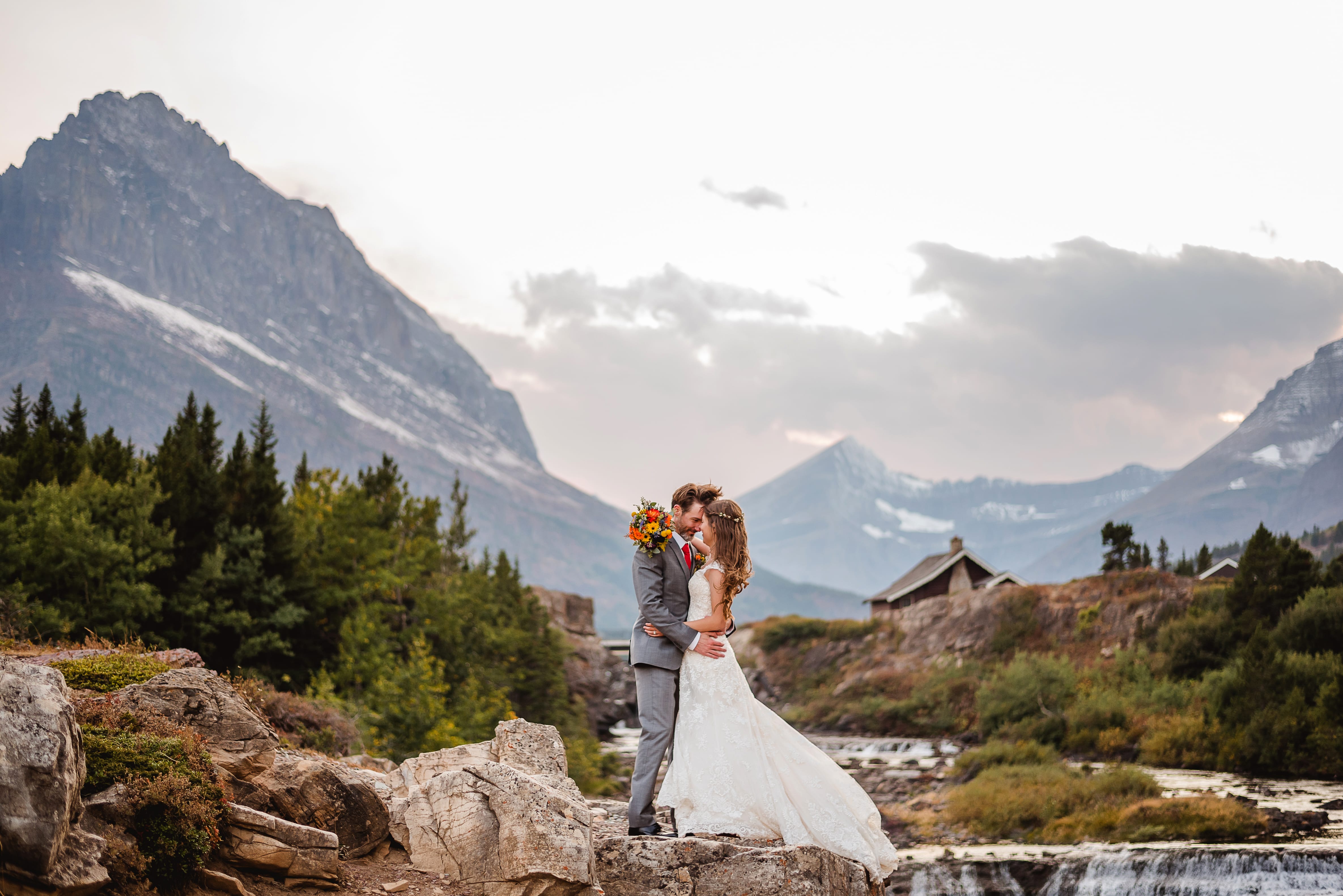 Glacier National Park Elopement: Intimate Ceremony & Romantic Details