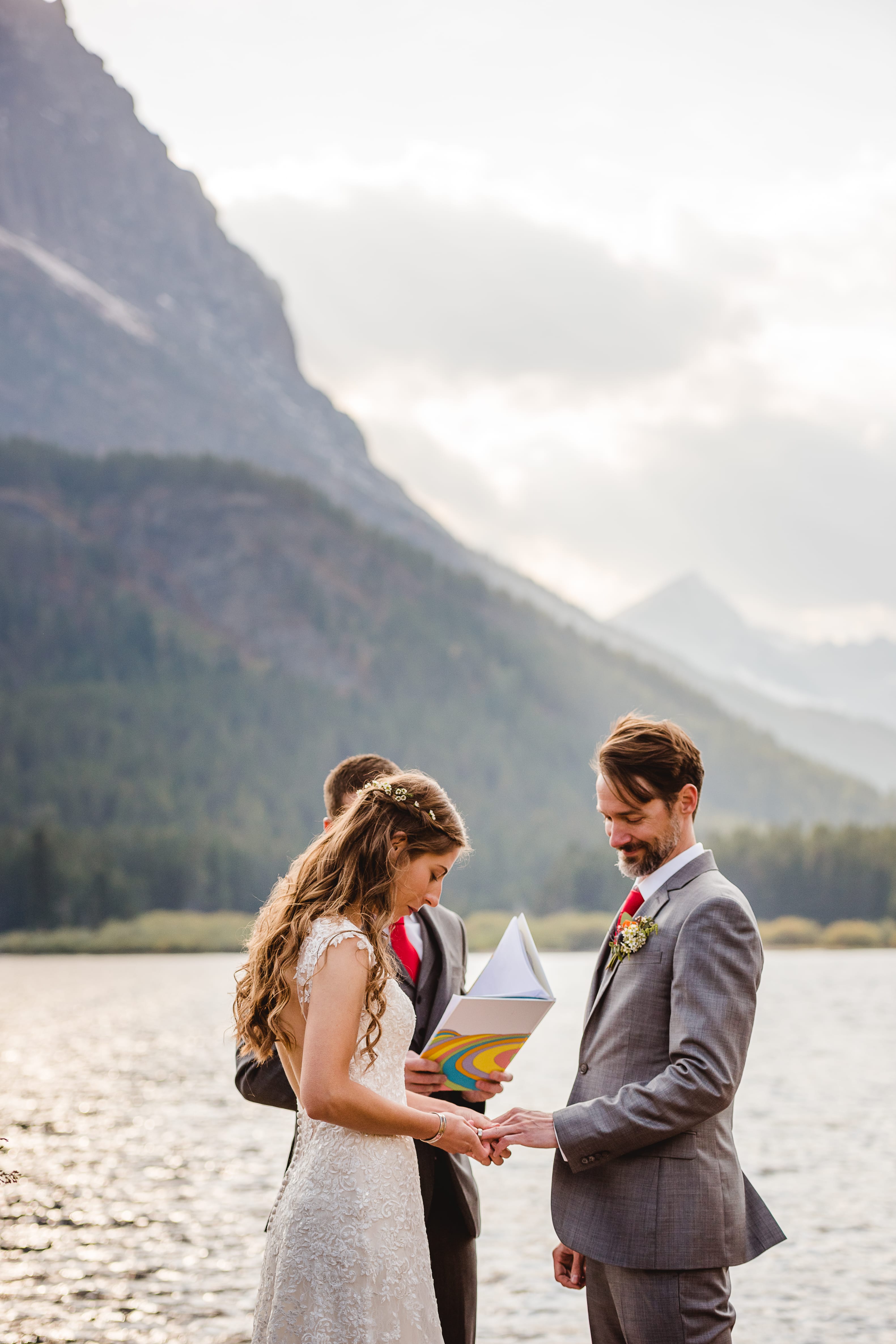 Glacier National Park Elopement: Intimate Ceremony & Romantic Details