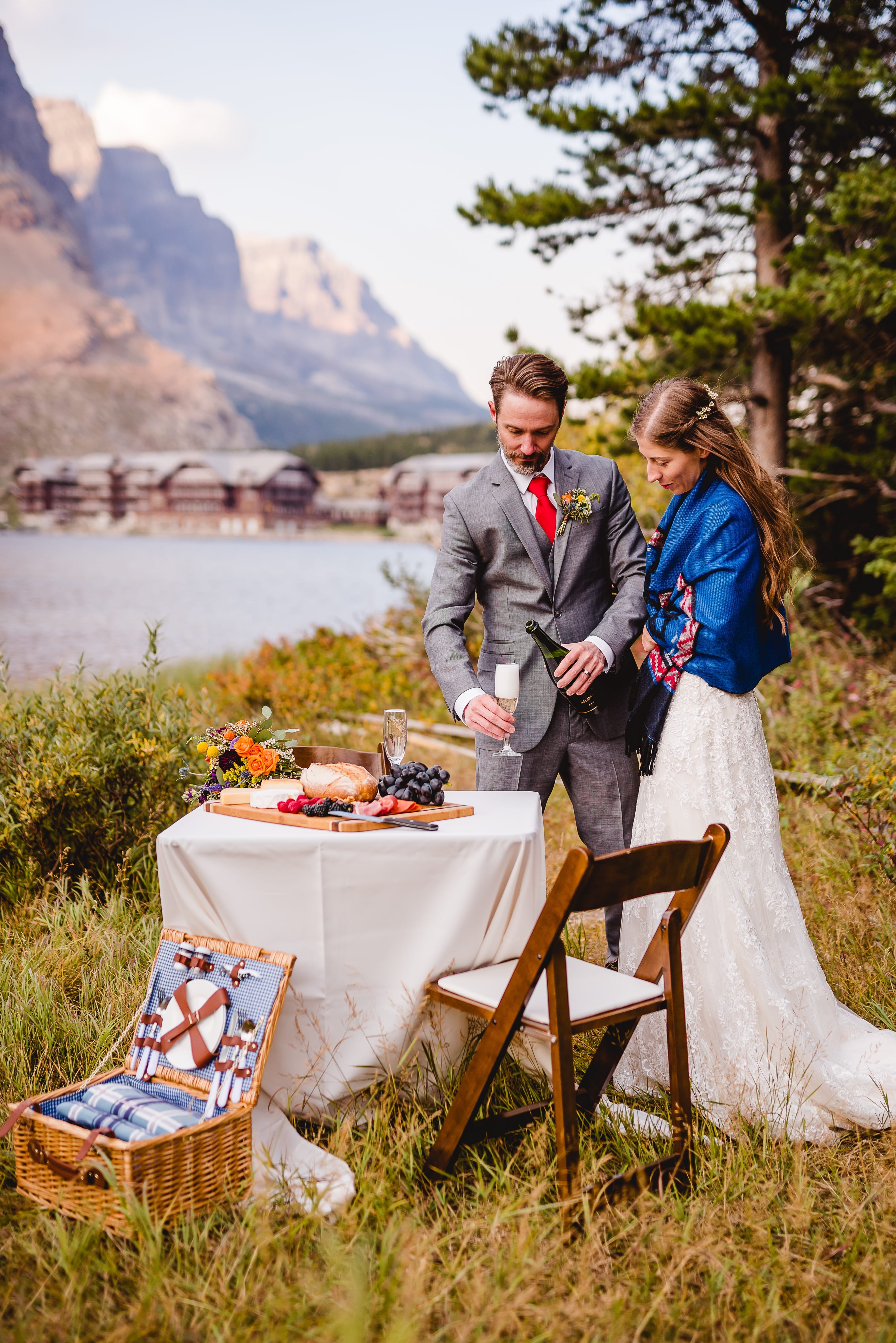 Glacier National Park Elopement: Intimate Ceremony & Romantic Details