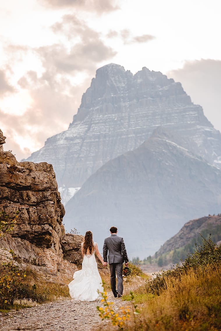 Glacier National Park Elopement: Intimate Ceremony & Romantic Details