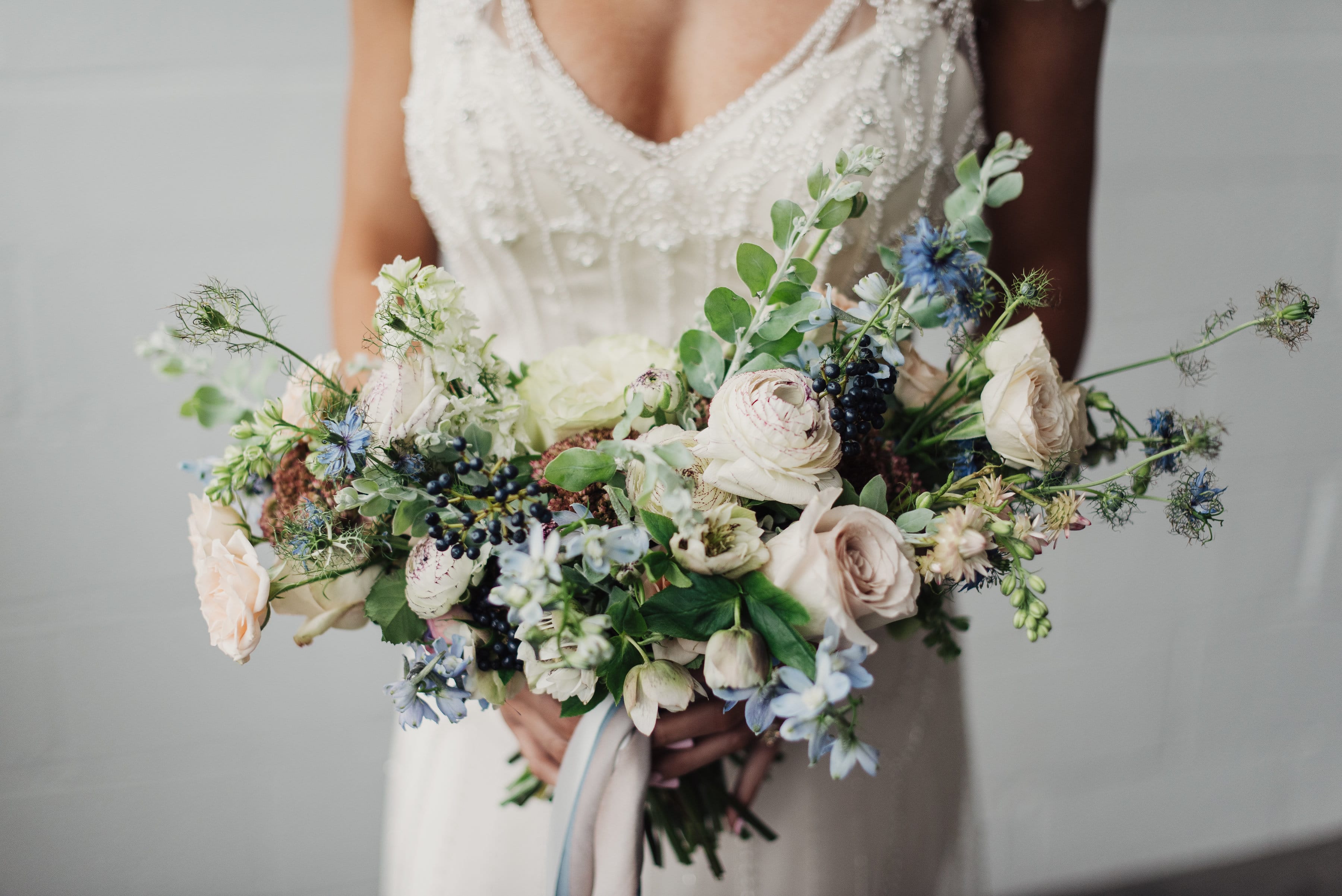 Vintage Wedding Dresses: A  Something Blue  Styled Shoot